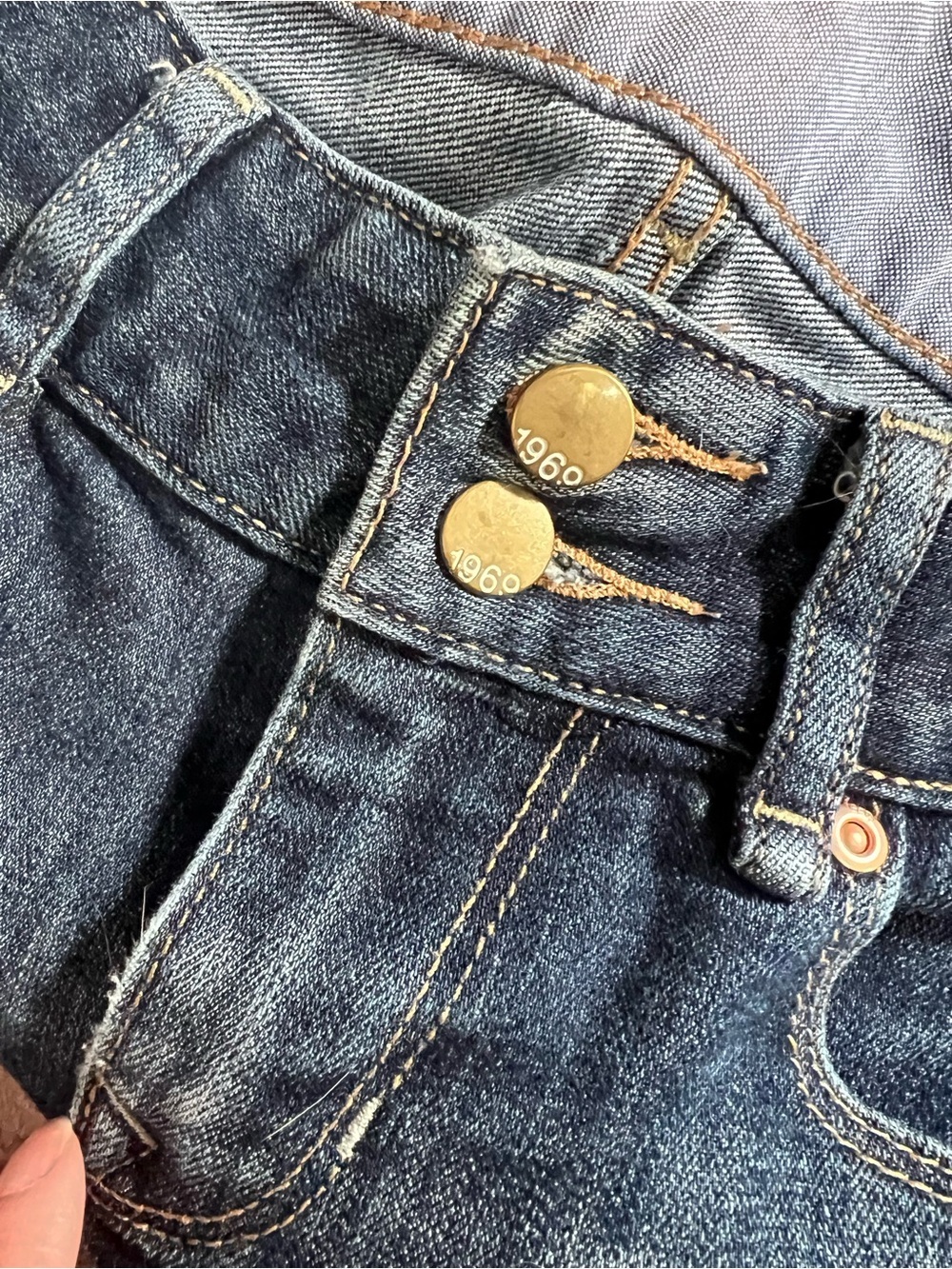GAP vintage Women's Medium Wash perfect Bootcut Jeans Sz 27 - Picture 5 of 10